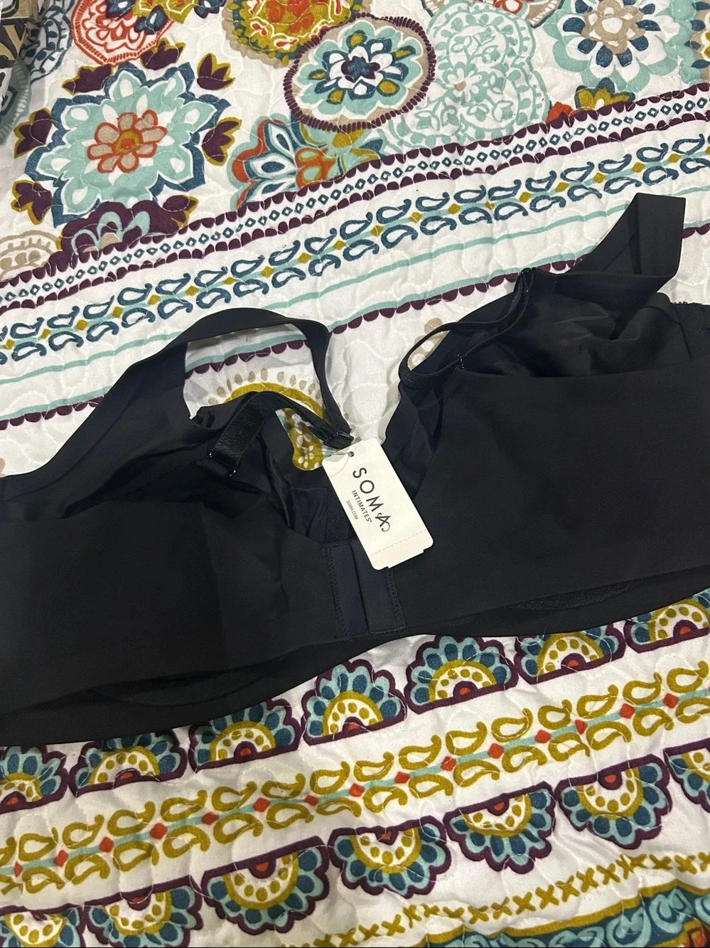 NWT Soma 42C wired black bra